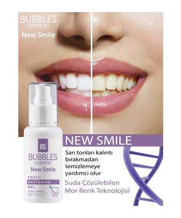 bs bubbles cosmetic Instant Teeth Whitening Gel 8 Times Effective Formula for Perfect Smiles 50ml - Buy Online on GoSupps.com