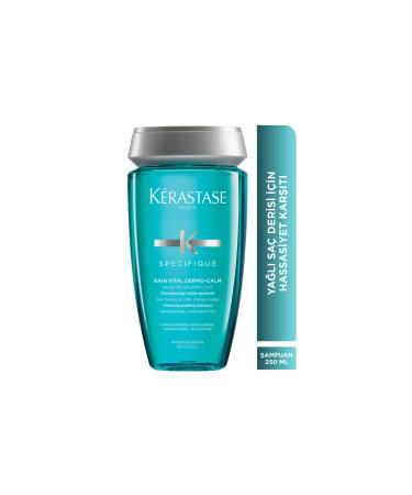 Kerastase Specifique Bain Vital Dermocalm Soothing Anti-Sensitivity Shampoo for Oily Scalps 250 ml