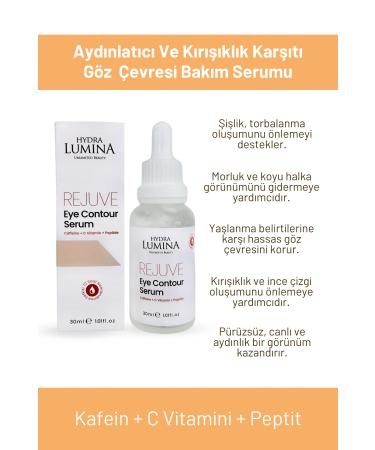 HYDRA LUMINA Rejuve Brightening and Anti-Wrinkle Eye Care Serum 30ml - Buy Online on GoSupps.com