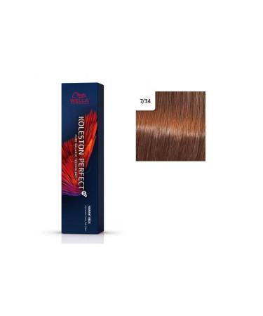 Wella Koleston Perfect Me+ Vibrant Reds 7/34 Blonde 60ml DYE12