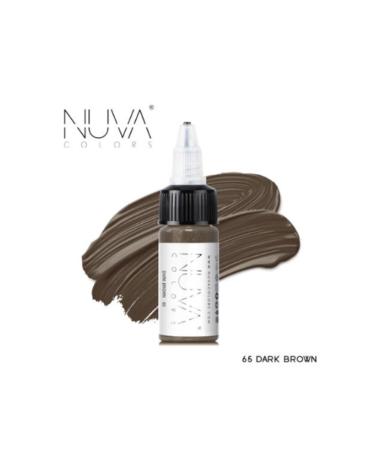 nuva colors Dark Brown Eyebrow Dye 15 Ml