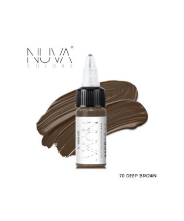 nuva colors Deep Brown Eyebrow Dye 15 Ml