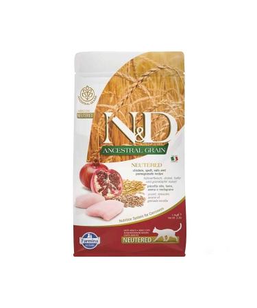N & D Ancestral Chicken and Pomegranate Low Grain Sterilized Cat Food 10 Kg