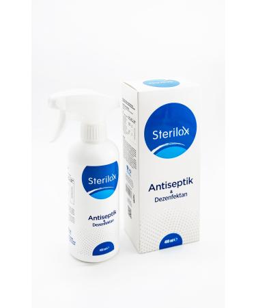Sterilox Antiseptic & Disinfectant Wound Cleaning and Care Solution (HYPOCHLOROUS) 400 ml
