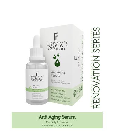 Foggo Rochers Anti Aging Skin Care Serum Active Peptides Calendula Oil Calendula Chamomile 30 Ml