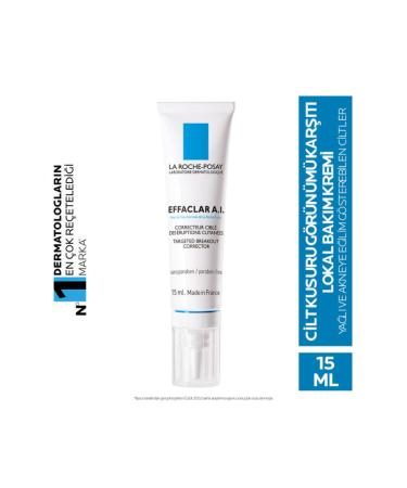 La Roche Posay Effaclar AI-Niacinamide Purifying Cream for Oily and Irregular Skin 15ml