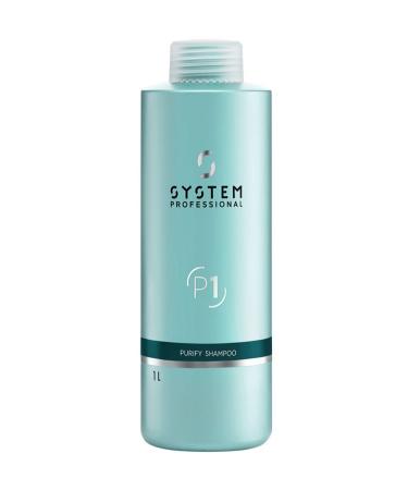 wella Professionals Purify Dandruff and Excess Oil Relieving Shampoo 1000ml...System Professional