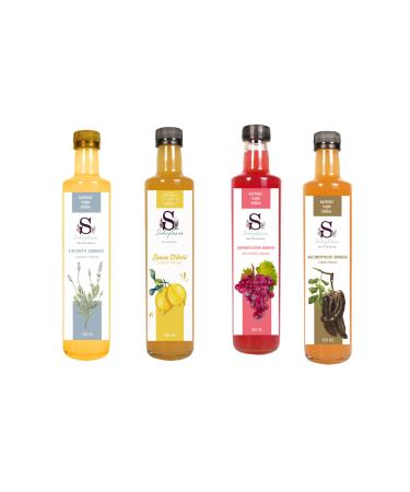 S heylaana Natural Lavender Lemon Red Grape and Carob Vinegar 500 ml