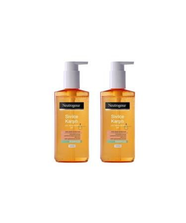 Neutrogena Anti-Acne Facial Cleansing Gel 200ml X2