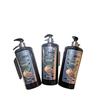 Biomen anti-hair loss black garlic + silver ion shampoo set 3*1000ml:3000ml - Buy Online on GoSupps.com