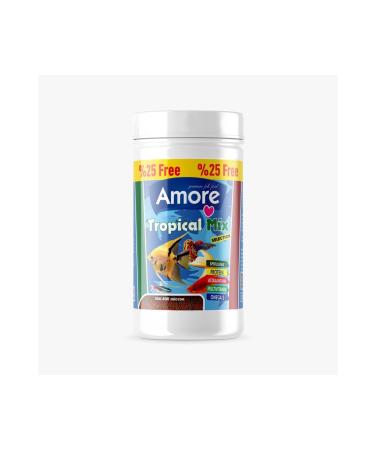 AMORE Tropical Mix Granules 125 Ml Livebearing Fish Food and Spirulina Tablets 12 Pieces and Vitamin Set - Buy Online on GoSupps.com