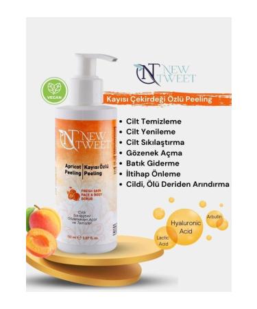 new tweet Facial Peeling Apricot Kernel Extract (Pore Opener Skin Renewal and Dead Skin Purifier) 150 Ml - Buy Online on GoSupps.com