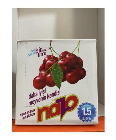 NAZO Cherry Flavored Powder Drink 24 Pcs