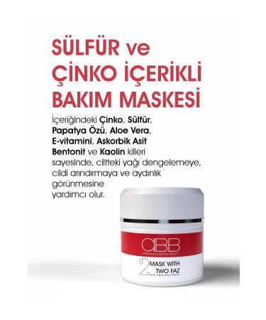 ABB Acne Prevention Care Mask with Sulfur and Zinc - Mask With Two Phases (50ML) - Buy Online on GoSupps.com