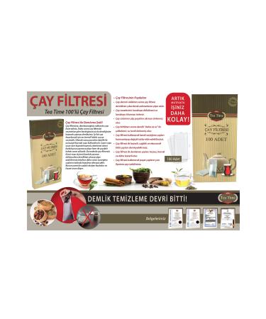 TEA TIME Tea Filter 10 Boxes of 100 Tea Filters 1000 Filters Premium Quality - Buy Online on GoSupps.com