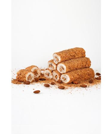 TURKISH DELIGHT MEHMET EFENDI A sweet story Powdered Almond Vanilla Almond Cream Filled Wrapped Turkish Delight 1 Kg