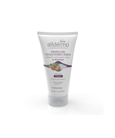 Alldermo Prebiotic Moisturizing Hand Face Body Cream Almond - Rice 75ML