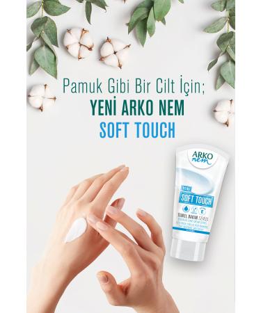 Arko Nem Soft Touch Moisturizing Hand and Body Cream 3x60ml - Buy Online on GoSupps.com