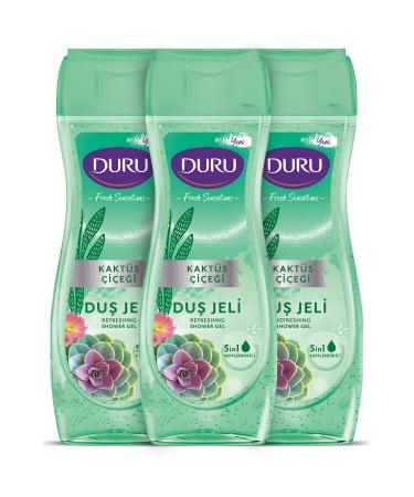 Duru Fresh Sensations Cactus Flower Shower Gel 3x450ml