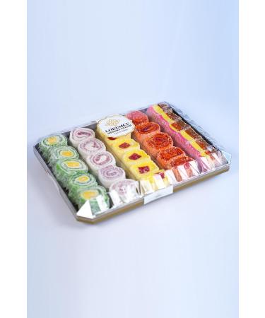 TURKISH DELIGHT MEHMET EFENDI A sweet story 1000 gr Transparent Packaged Fruit Flavored Turkish Delight 1 kg - Buy Online on GoSupps.com
