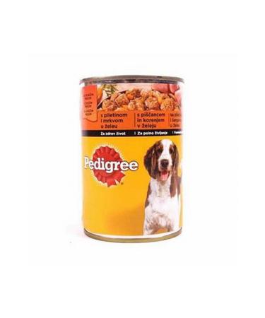 Pedigree Chicken and Carrot Adult Dog Canned Food 6x400 gr