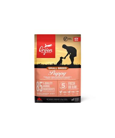 Orijen Puppy Small Breed Chicken Salmon and Turkey Meat Small Breed Puppy Food 4.5 Kg - Buy Online on GoSupps.com