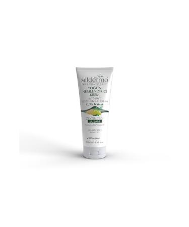 Alldermo Intensive Moisturizing Hand Face Body Cream Olive Oil - Sesame 250ml