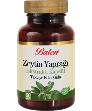 Balen Olive Leaf Extract Capsule - 60 Capsules X 620mg