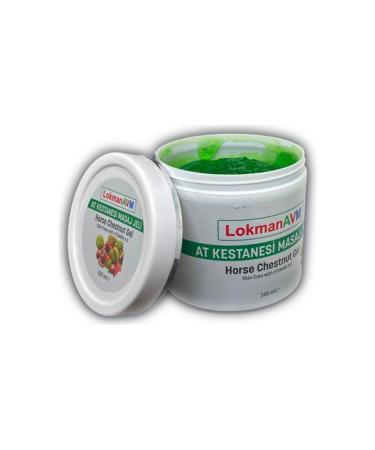 LokmanAVM Horse Chestnut Massage Gel Horse Chestnut Cream with Mint Oil 500ml X 2 Pieces - Buy Online on GoSupps.com