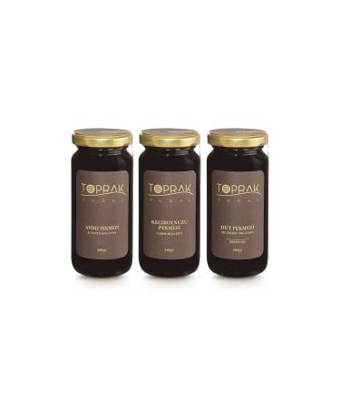 Toprak Natural Mulberry Molasses Carob Molasses And z Molasses Set