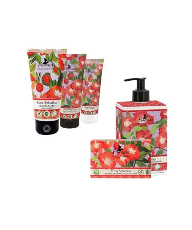 Florinda Mosaic Rosa Rose Flavored Set of 5