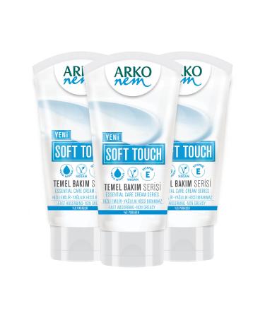 Arko Nem Soft Touch Moisturizing Hand and Body Cream 3x60ml