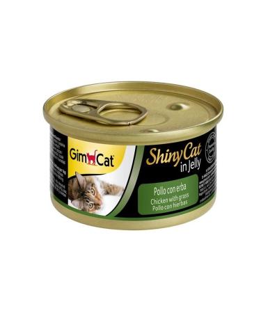 Gimcat Shinycat Chicken and Grass Adult Cat Canned Food 70 gr