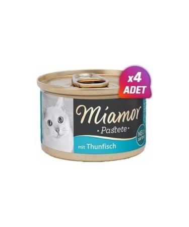 Miamor Pastete Tuna Grain-Free Cat Canned Food 85 gr X 4