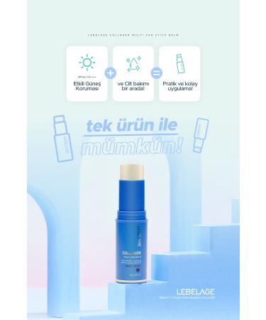 LEBELAGE Anti-Wrinkle Stick Sunscreen for Dry Skin Collagen Sun Balm Spf 50 /pa - Buy Online on GoSupps.com