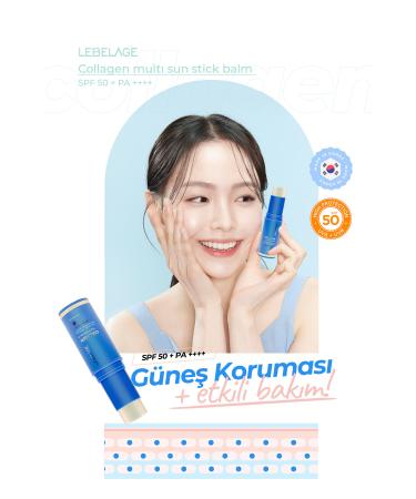 LEBELAGE Anti-Wrinkle Stick Sunscreen for Dry Skin Collagen Sun Balm Spf 50 /pa - Buy Online on GoSupps.com