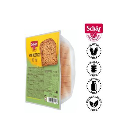 Schar Pan Rustico Gluten Free Fibrous Bread 250 gr 3 Pieces - Buy Online on GoSupps.com