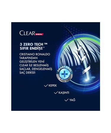 Clear Men Anti-Dandruff Shampoo Legend By CR7 Cristiano Ronaldo 350 ml 4 Pieces - Buy Online on GoSupps.com