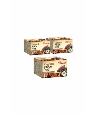 Balen Bln Organic Cocoa Butter (COLD PRESS) 50 ml 3 Pieces