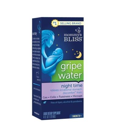 Mommy's Bliss Gripe Water Night Time Night Use Gas Drops 120 Ml