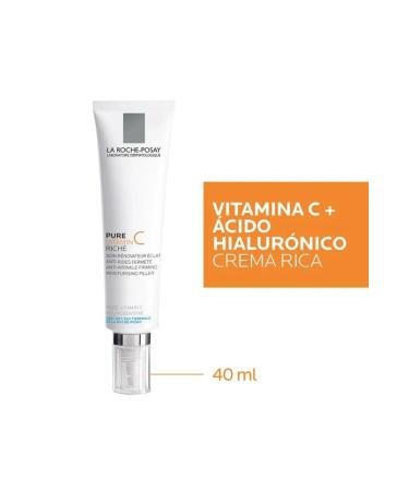 La Roche Posay Redermic Vitamin C PS Anti-Aging Care Cream for Dry Skin 40ml - Buy Online on GoSupps.com