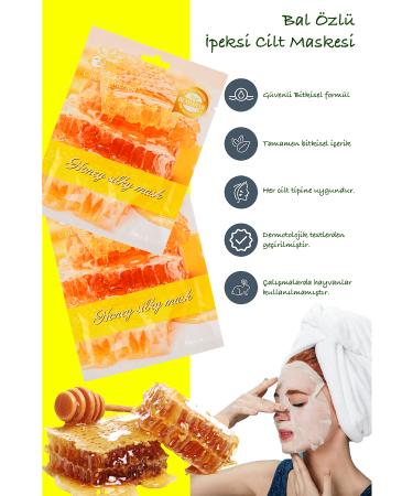 Alright 10 Pieces Honey Moisturizing and Whitening Face Mask Honey Mask XLM96 - Buy Online on GoSupps.com