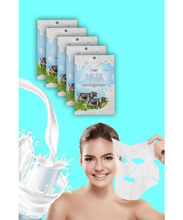 Alright 5 Pieces Milk Protein Brown Seaweed Extract Face Mask Moisture Sodium Brown Seaweed Extract ARM151