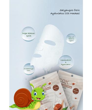 Alright 10 Pieces Snail Mask Brightening Hydration Centella Asiatica Snail Brightening XLM106 - Buy Online on GoSupps.com