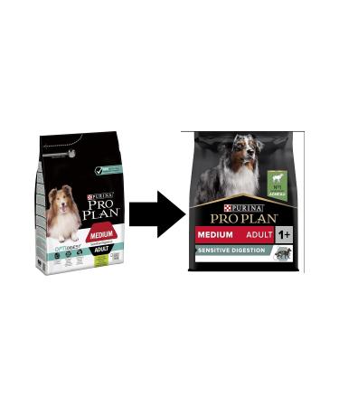 Purina Proplan Medium Adult Lamb Medium Breed Adult Dog Food 3 KG - META PET