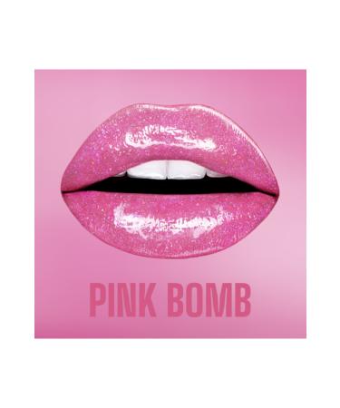 EDA LUXURY BEAUTY Pink Bomb Pembe Simli Dudak Parlat c s Lipstick Vegan Parlak Hacimli Ruj Diamond Shine Lip Gloss - Buy Online on GoSupps.com