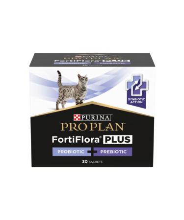 Purina Proplan Fortiflora Probiotic-Prebiotic Supplement for Cats 10 Sachets (10 X1.5 GR)