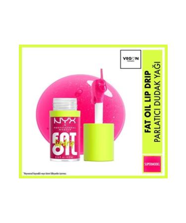 NYX Professional Makeup Fat Oil Lip Drip Shine Lip Oil Supermodel 4.8 - Buy Online on GoSupps.com