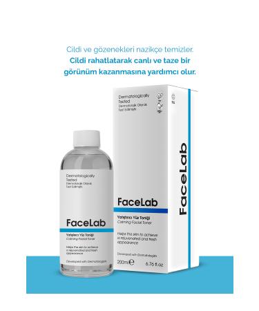 FaceLab Green Tea Soothing Toner 200 ml - Buy Online on GoSupps.com