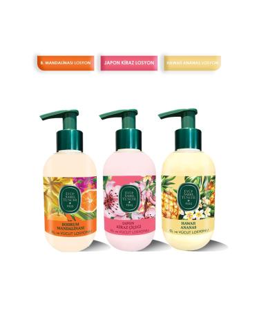 Ey p Sabri Tuncer Japanese Cherry H. Pineapple and B. Mandarin Lotion 280 ml